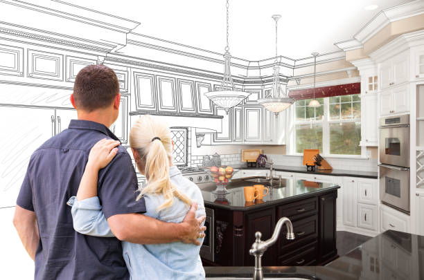 Professional Open Concept Kitchen technician working in Bridgeport, WA